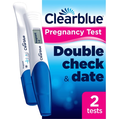Clearblue Double Check And Date Pregnancy 2 Tests Pack