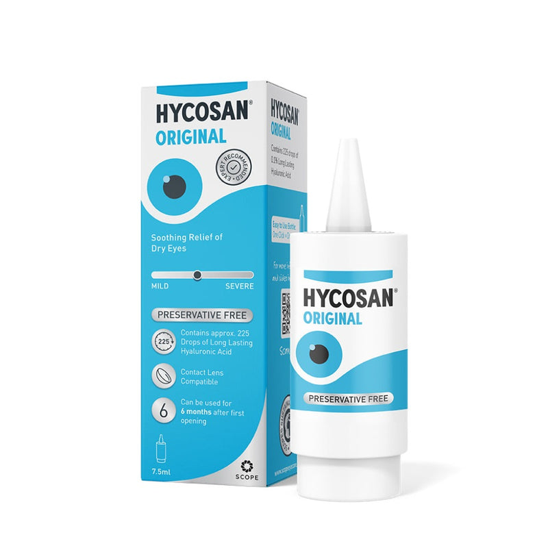 Hycosan Original Preservative Free Eye Drops 7.5ML