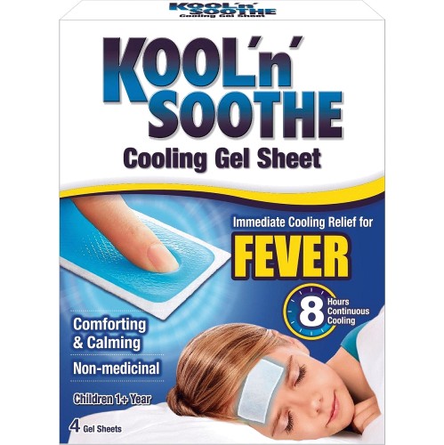 Kool N Soothe Kool Soothe Fever Cooling Gel 4 Sheets