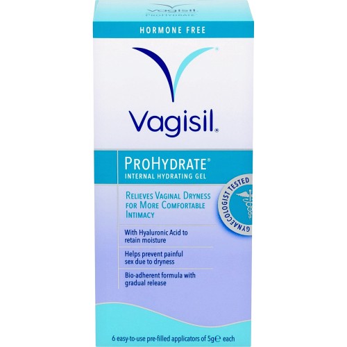 Vagisil ProHydrate Internal Hydrating Gel Pre-Filled Applicators 5G 6s