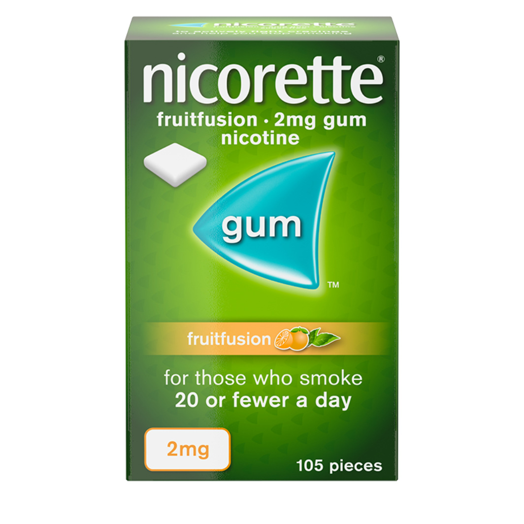 Nicorette Chewing gum 2mg FruitFusion 105s