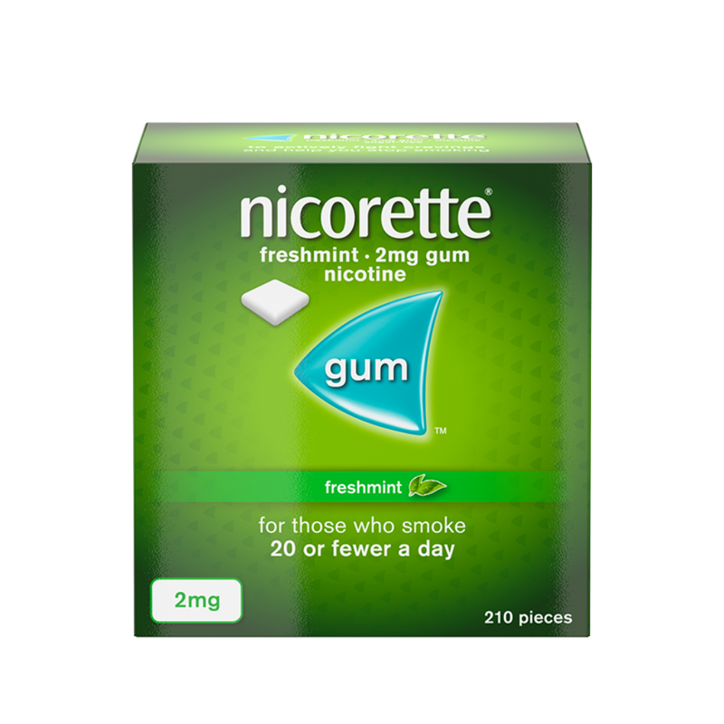 Nicorette Chewing gum 2mg Freshmint 210s