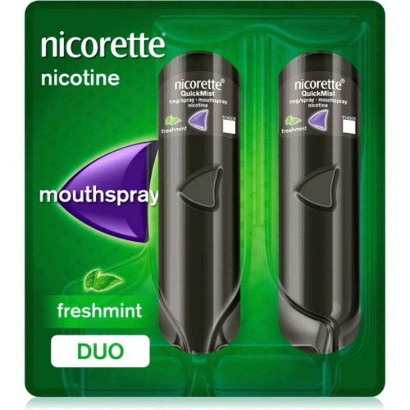 Nicorette QuickMist 1mg Freshmint Mouthspray Duo