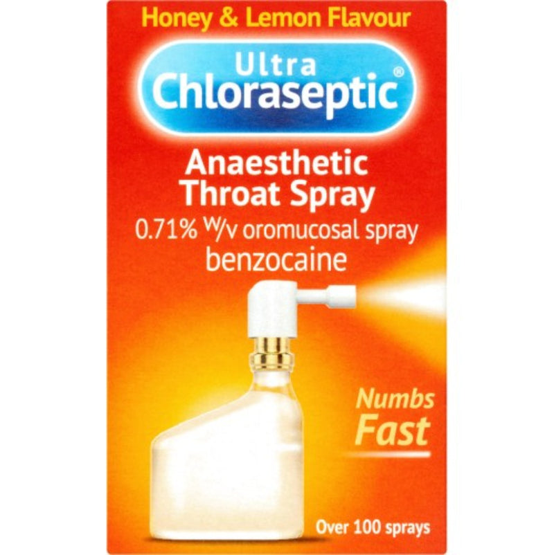 Ultra Chloraseptic Anaesthetic Throat Spray Lemon 15ml