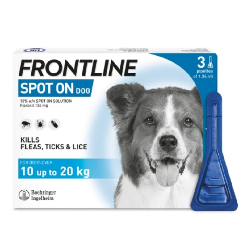 Frontline Spot On Dog Medium Dog of 10-20kg 3s