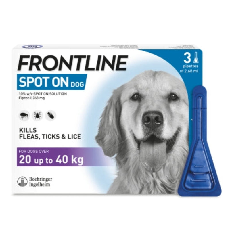 Frontline Spot On Dog Large Dog of 20-40 Kg 3s