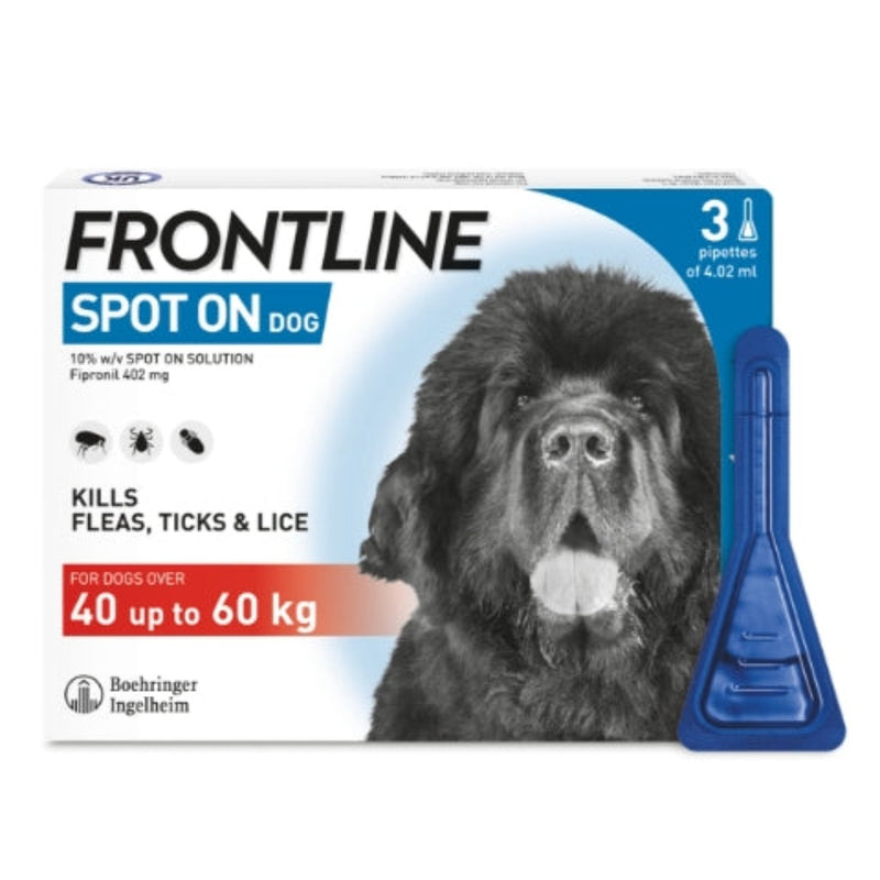 Frontline Spot On Dog XLarge Dog of 40-60 Kg 3s