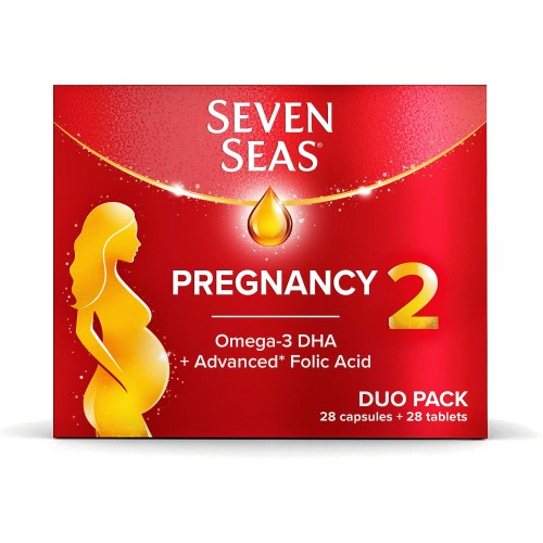 Seven Seas Pregnancy Capsules & Tablets Duo Pack 28 Capsules + 28 Tablets