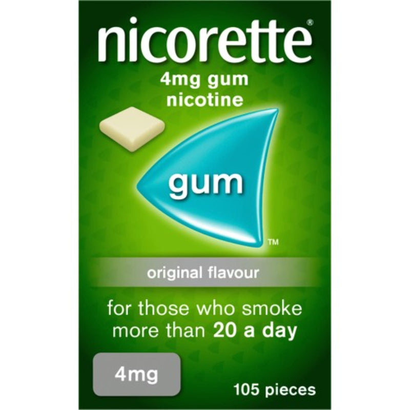 Nicorette Chewing Gum 4mg Original 105s