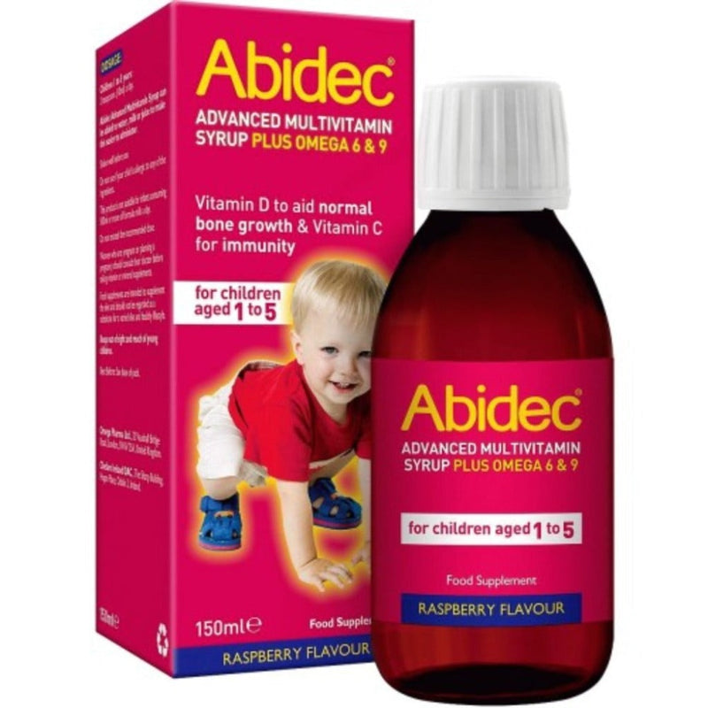 Abidec Advanced Multi-Vitamin Syrup Plus Omega 6 & 9 150ml
