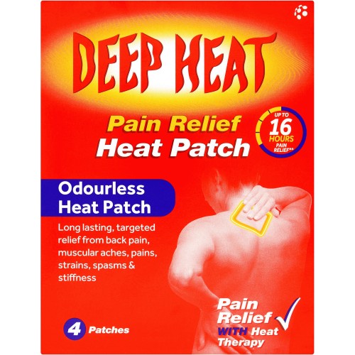 Deep Heat Pain Relief Heat 4 Patches