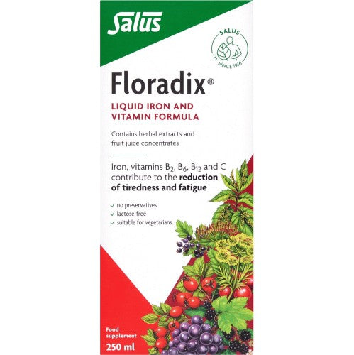 Floradix Liquid Iron and Vitamin Formula 250ml