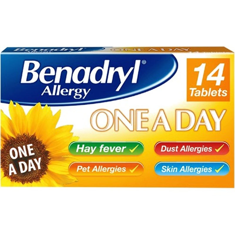 Benadryl One A Day Relief 14 Tablets