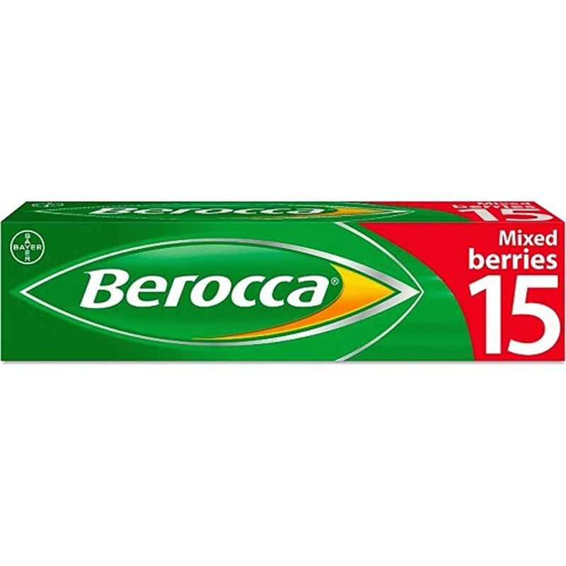 Berocca Mixed Berries Effervescent 15 Tablets