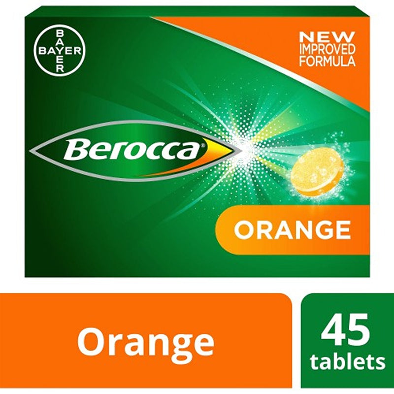 Berocca Orange Effervescent 45 Tablets