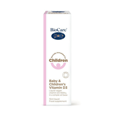 BioCare Baby & Children's Vitamin D3 400 IU 15ml