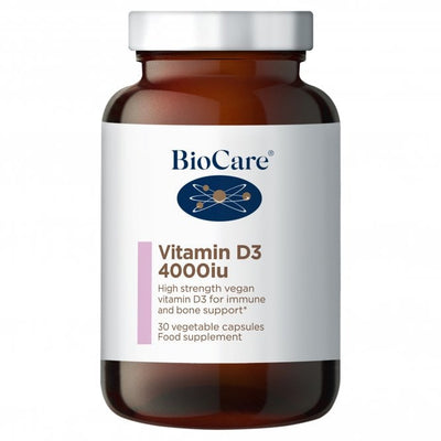 BioCare Vitamin D3 4000 IU 30 Capsules