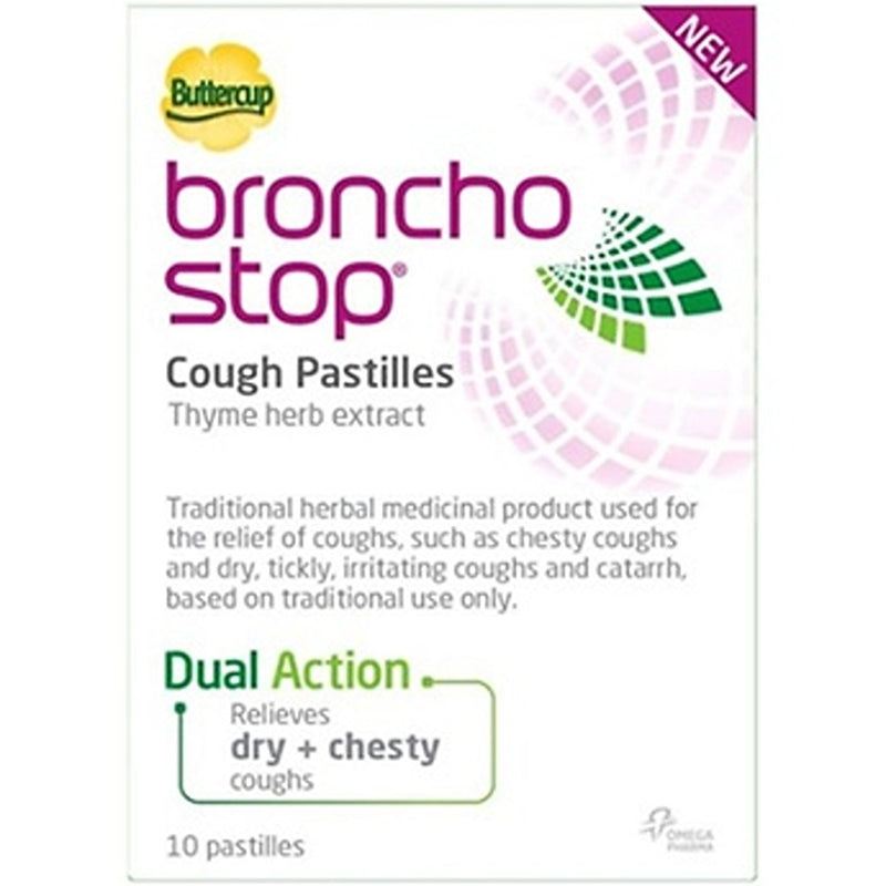 Buttercup BronchoStop Cough Pastilles 10 Pastilles