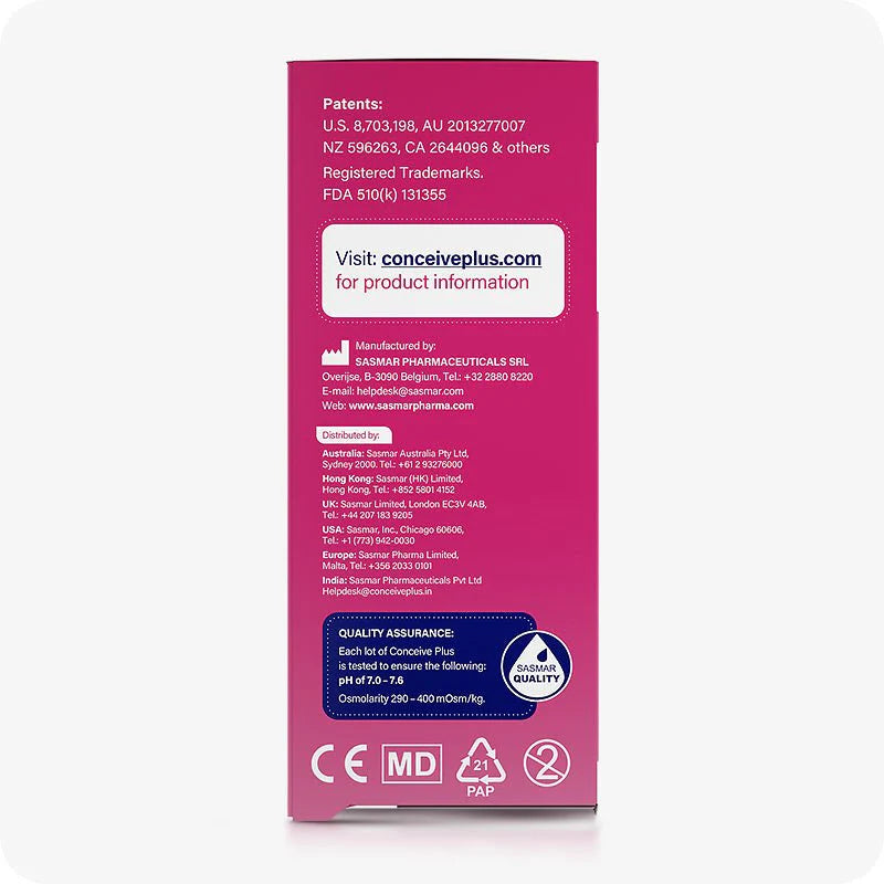 Conceive Plus Fertility Lubricant 8x 4g Pre-Filled Applicators
