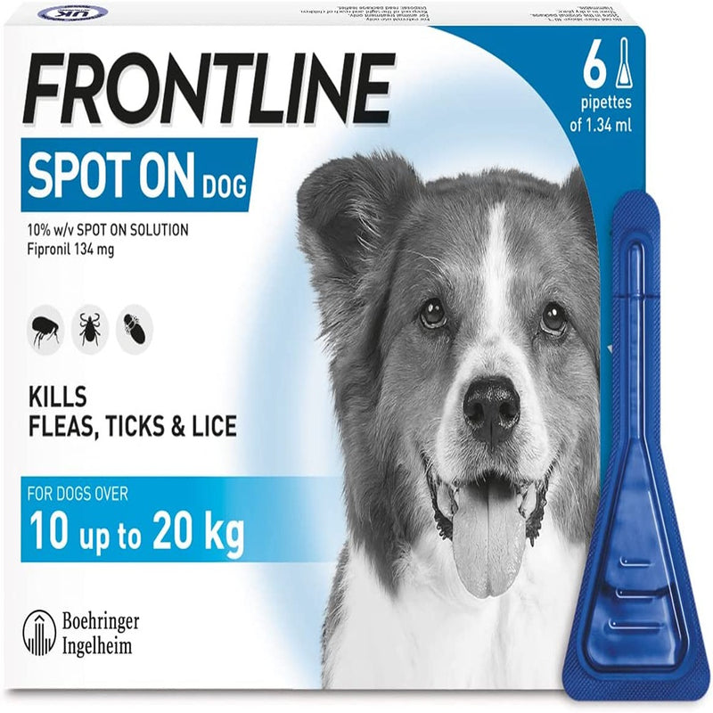 Frontline Spot On Dog Medium Dog of 10-20kg 6s