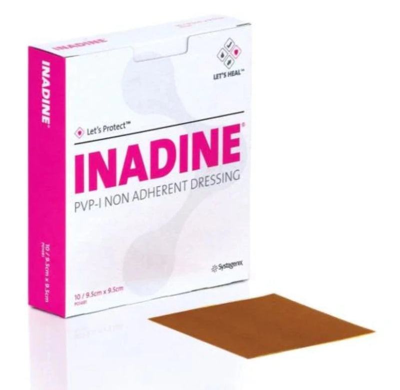 Inadine Non-Adherent Dressing 9.5 x 9.5cm - Pack of 10
