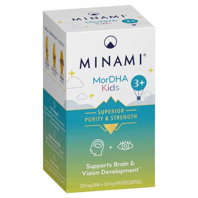 MINAMI MorDHA Kids 3+ Omega-3 Fish Oil  60 Softgels