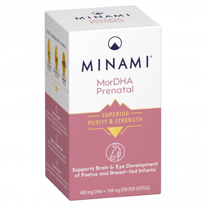 MINAMI MorDHA Prenatal Omega 3  60 Lemon Softgels