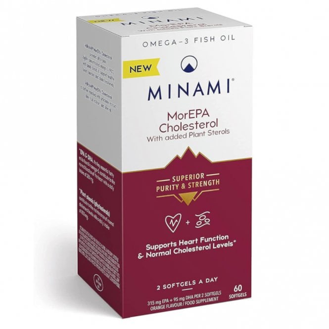 MINAMI MorEPA Cholesterol Omega-3 Fish Oil  60 Softgels