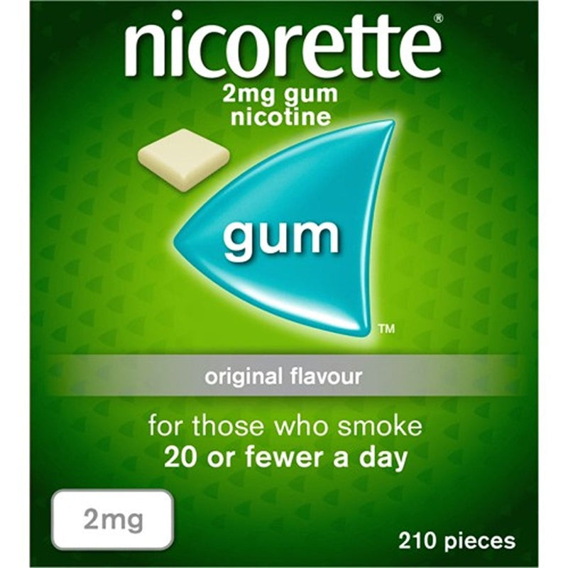 Nicorette Chewing Gum 2mg Original 210s