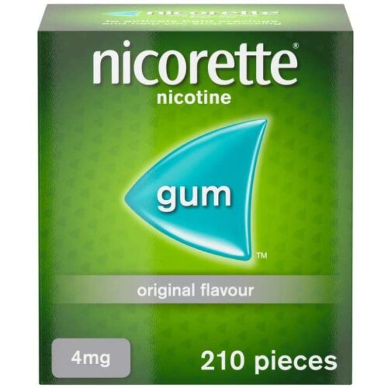 Nicorette Chewing Gum 4mg Original 210s