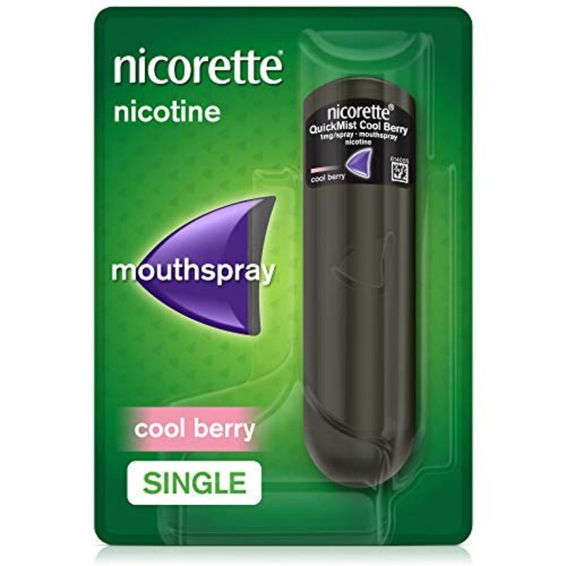 Nicorette QuickMist 1mg Cool Berry Mouthspray 150 Sprays