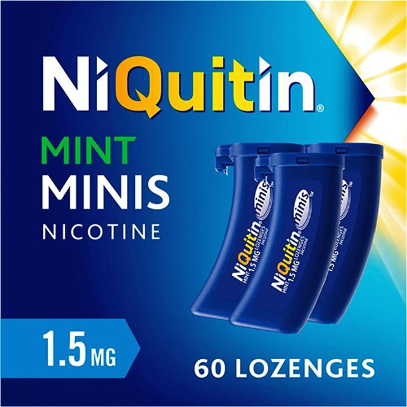 Niquitin Minis Mint 1.5mg Lozenges 60