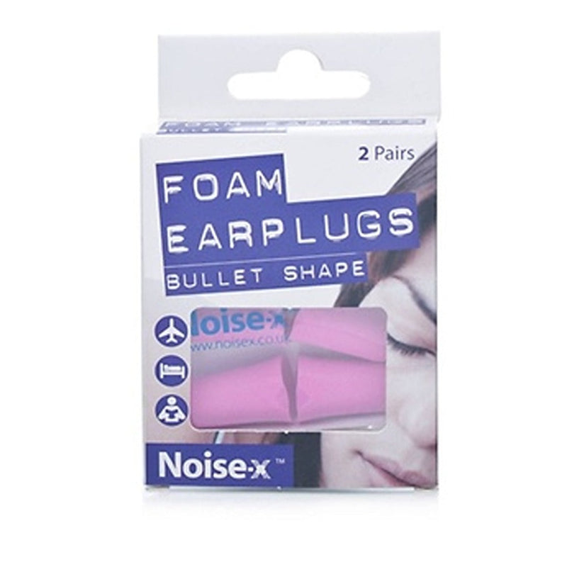 Noise-x Foam Earplugs Bullet Shape 2 pairs