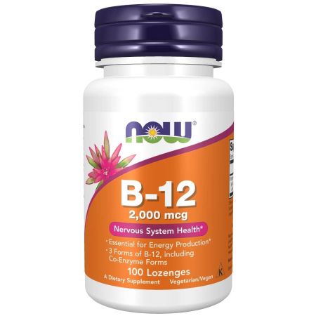 NOW Foods B-12 2,000 mcg 100 Lozenges