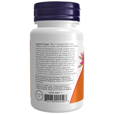 NOW Foods B-12 2,000 mcg 100 Lozenges