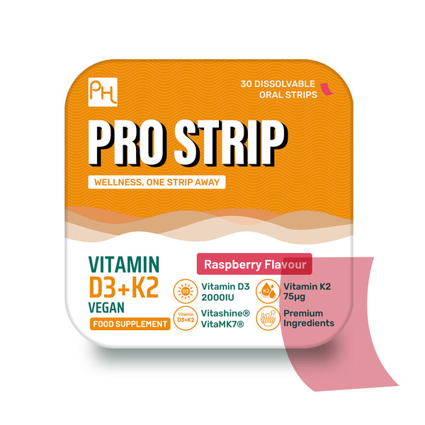 Prostrip Vitamin Vitamin D3 + K2 30 Oral Vegan Strips