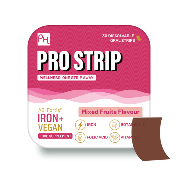 Prostrip Iron+ AB-Fortis 14mg 30 Oral Vegan Strips