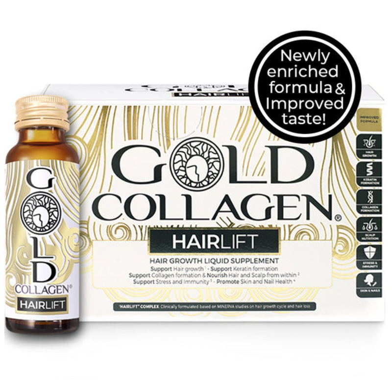 Gold Collagen Hair Lift Liquid Supplement 10 Day Programme