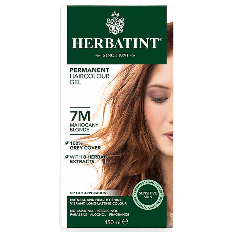 Herbatint Permanent Herbal Hair Colour 7M MAHOGANY BLONDE 150ml