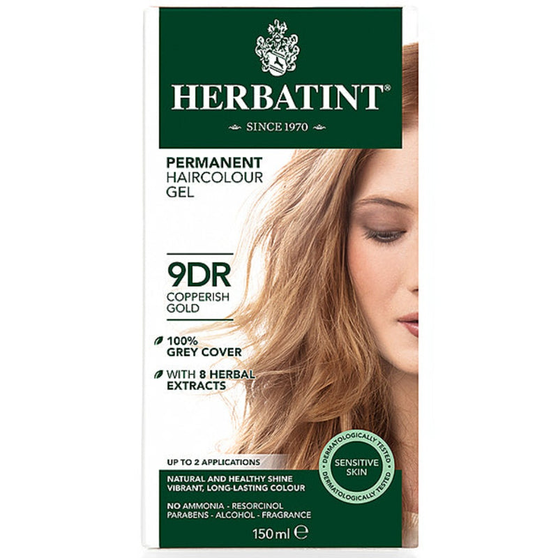 Herbatint Permanent Herbal Hair Colour 9DR COPPERISH BLONDE 150ml