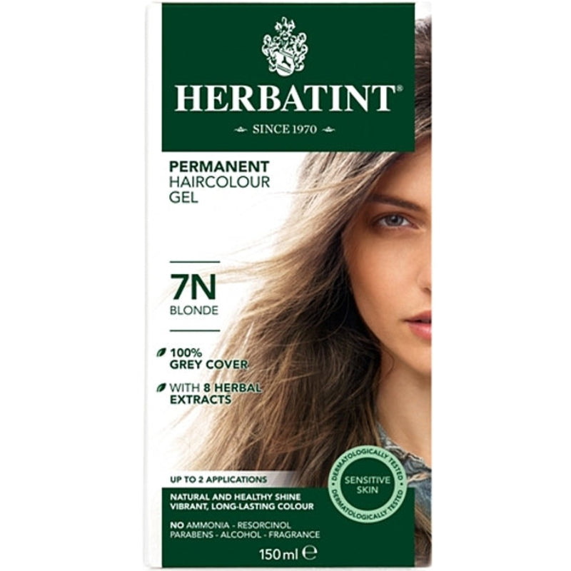 Herbatint Permanent Herbal Hair Colour 7N BLONDE 150ml