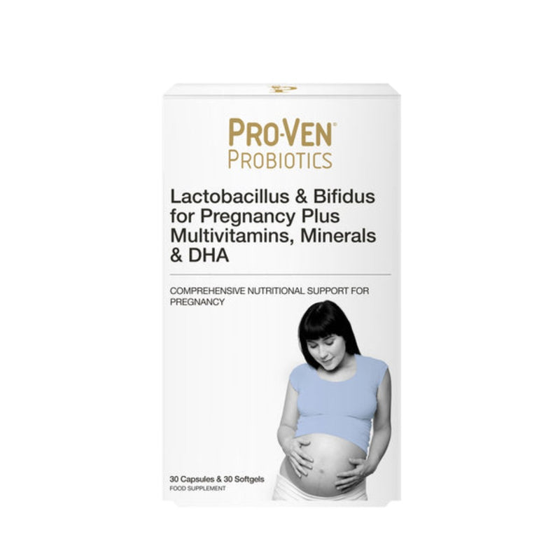 ProVen Probiotics For Pregnancy  Lactobacillus & Bifidus for Pregnancy Plus Multivitamins, Minerals & DHA 30 Capsules & 30 Softgels