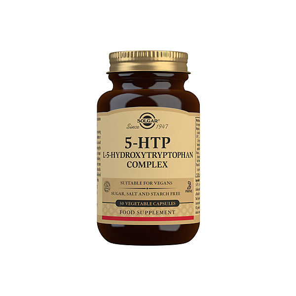 Solgar 5-HTP L-5-Hydroxytryptophan Complex Vegetable 30 Capsules