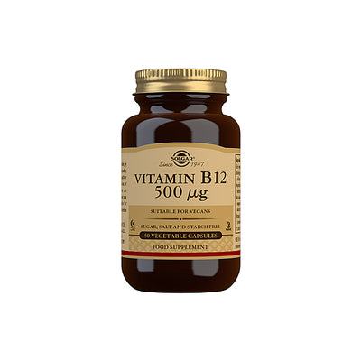Solgar Vitamin B12 500 µg Vegetable 50 Capsules