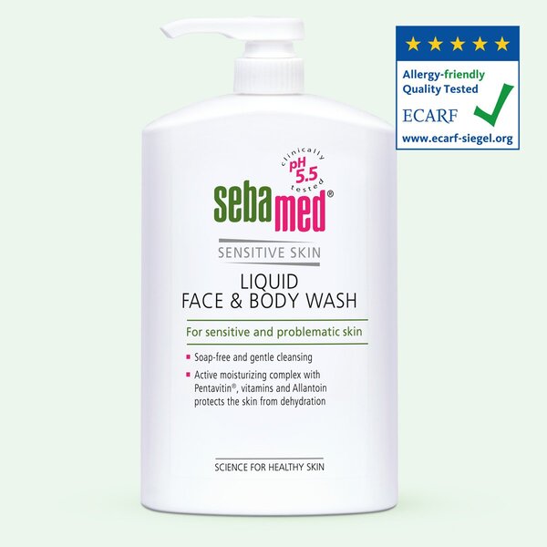 Sebamed Liquid Face & Body Wash 1 Litre