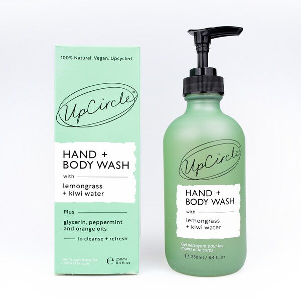 Upcircle Hand + Body Wash with Kiwi Water 250ml