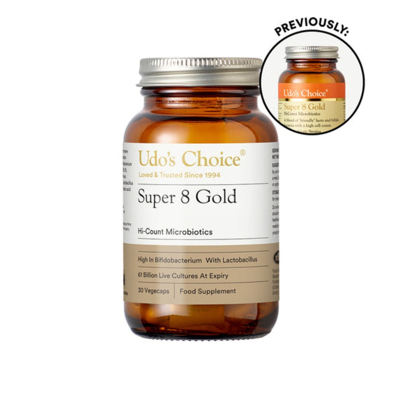 Udos Choice Super 8 Gold Probiotics 30 Vegicaps