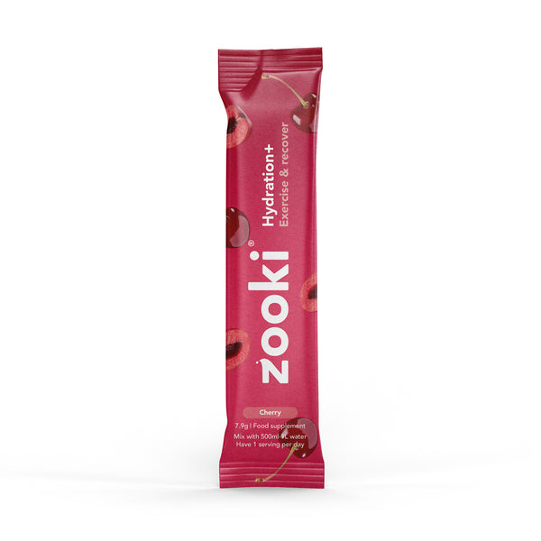 Zooki Electrolytes+ Exercise & Recover Sour Cherry 30 Sachets