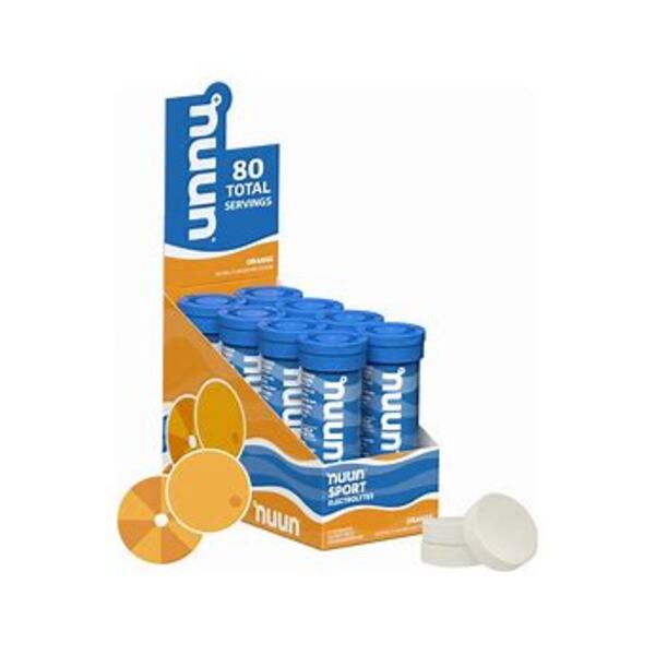 Nuun Orange Effervescent Sport Electrolytes 80 Tablets