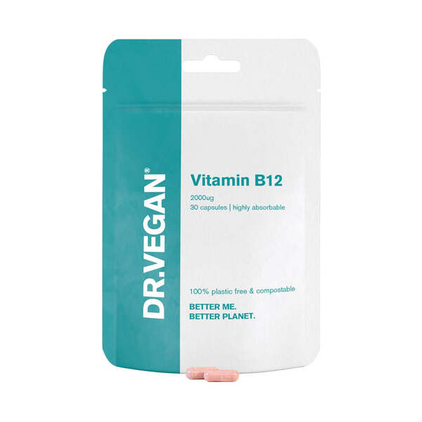 DR.VEGAN Vitamin B12 2000µg  30 Capsules